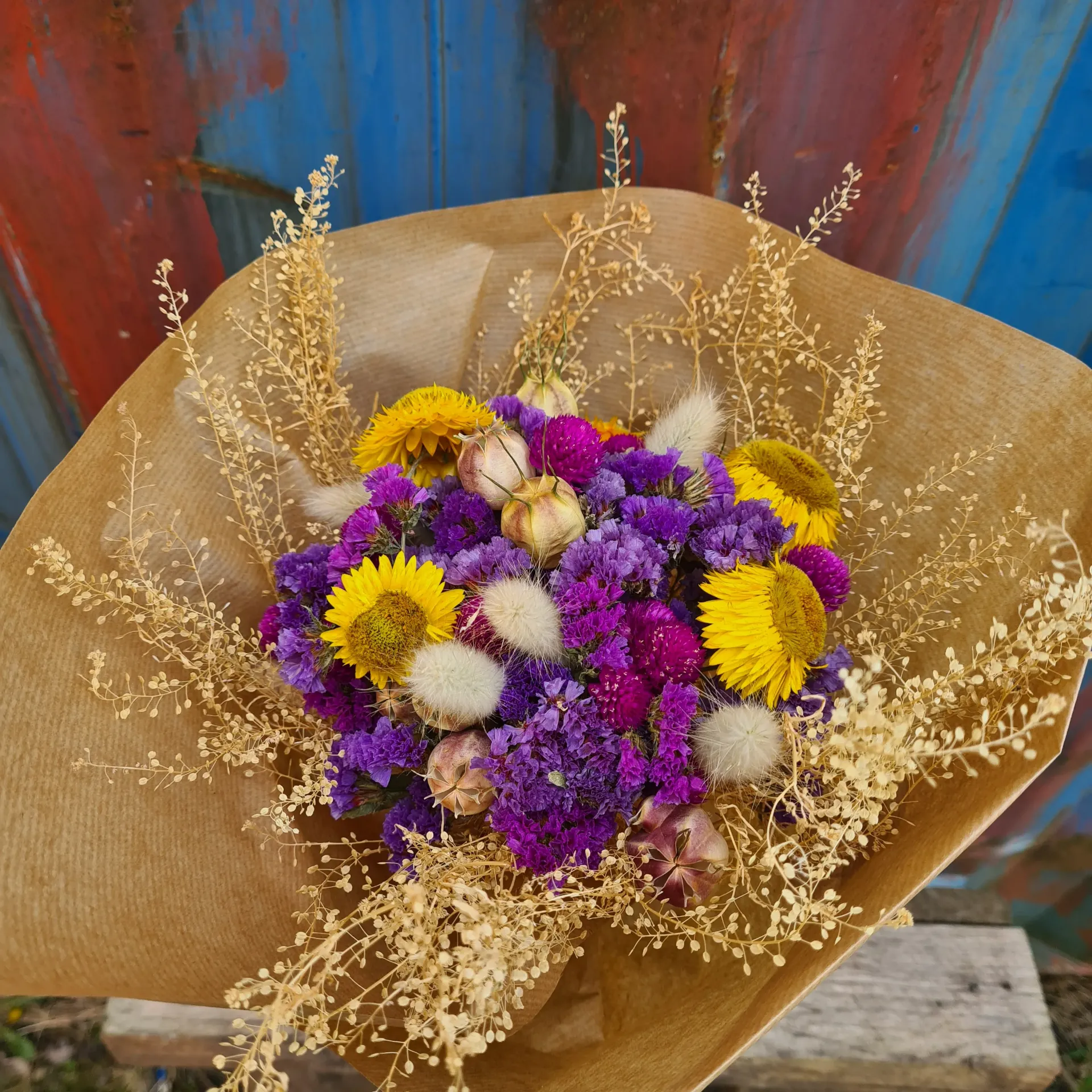 Bouquet fleurs séchées (taille M) (1)